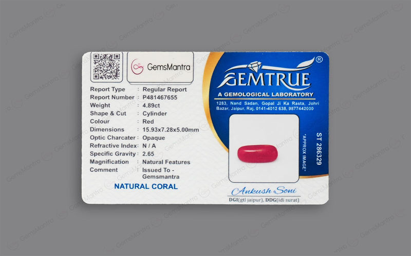 Red Coral - 4.89 Carats