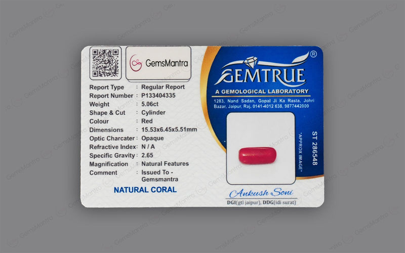 Red Coral - 5.06 Carats
