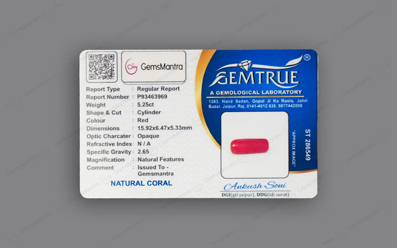 Red Coral - 5.25 Carats