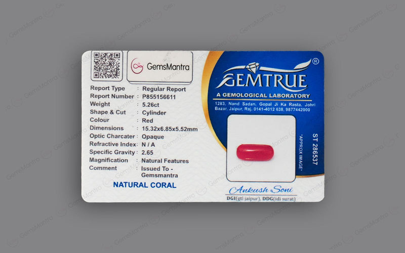 Red Coral - 5.26 Carats