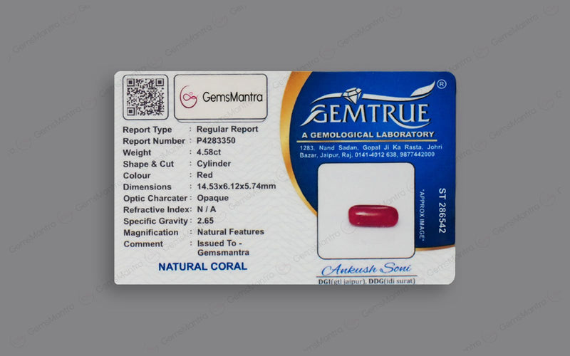 Red Coral - 4.58 Carats