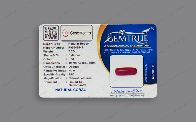 Red Coral - 7.57 Carats