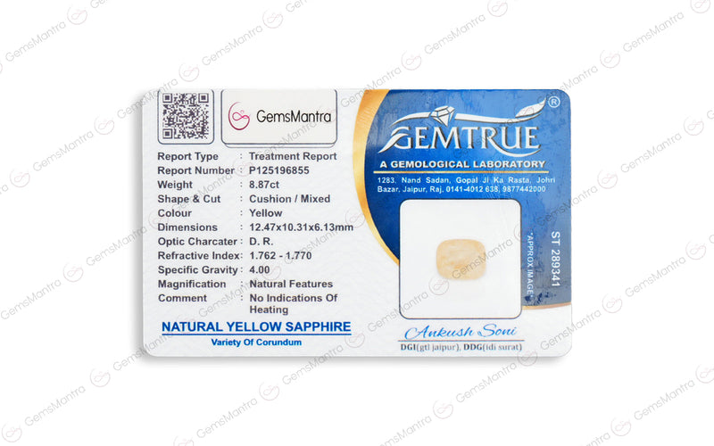 Yellow Sapphire - 8.87 Carats