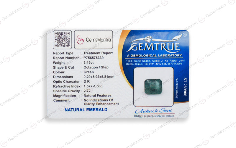 Emerald - 3.45 Carats