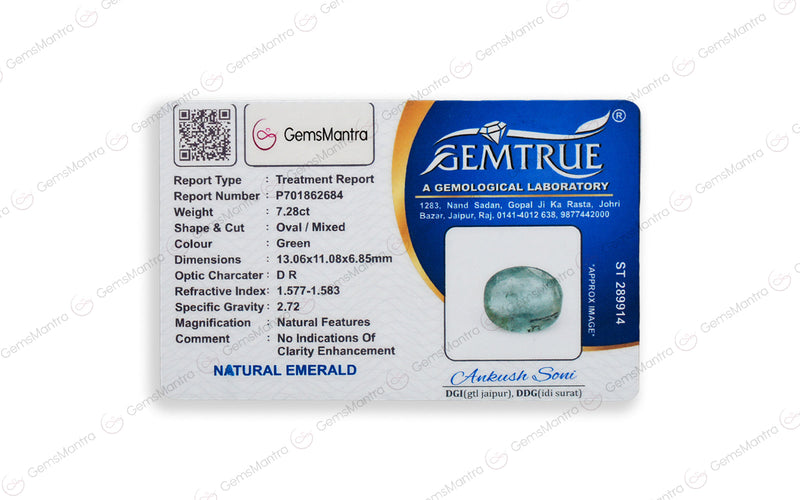 Emerald - 7.28 Carats