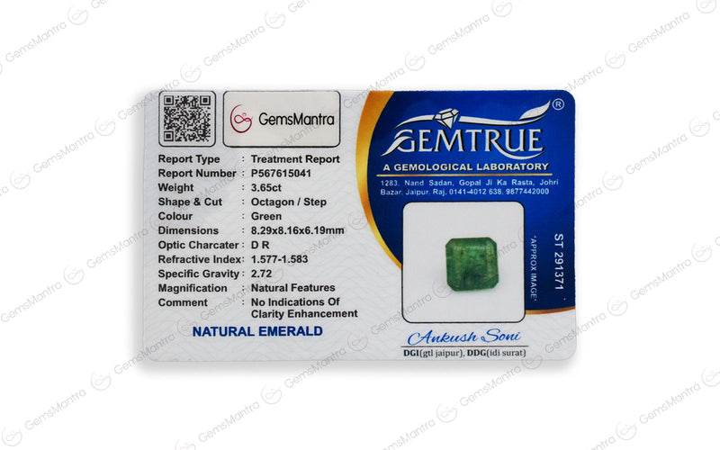 Emerald - 3.65 Carats