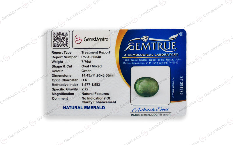 Emerald - 7.76 Carats