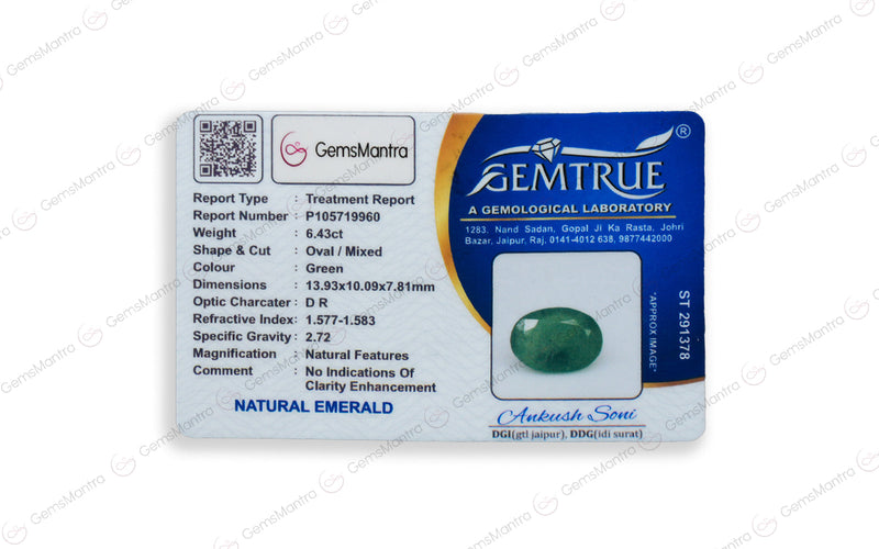 Emerald - 6.43 Carats