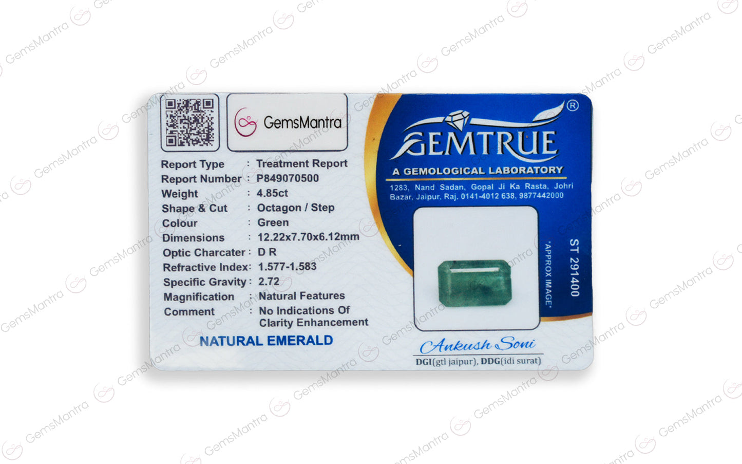 Emerald - 4.85 Carats