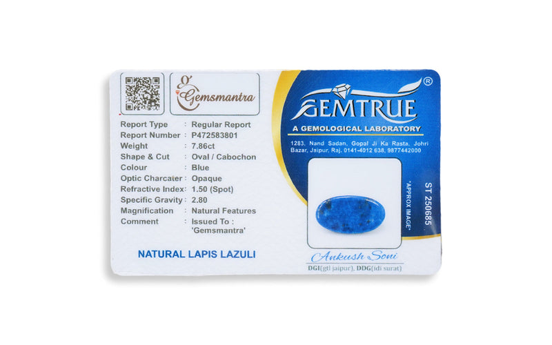 Lapis Lazuli - 7.86 Carats