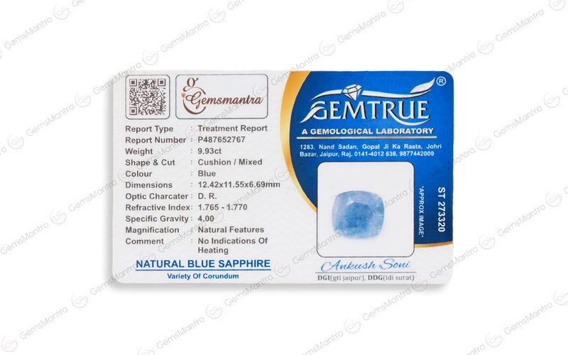 Blue Sapphire - 9.93 Carats