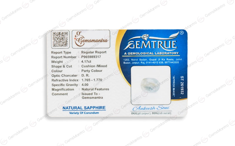Blue Sapphire - 4.17 Carats