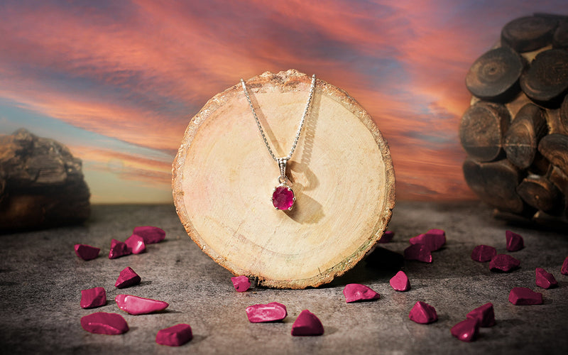 Glass Filled Ruby Pendant - 6.16 Carats