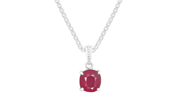 Glass Filled Ruby Pendant - 8.47 Carats