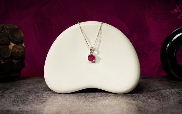 Glass Filled Ruby Pendant - 8.47 Carats