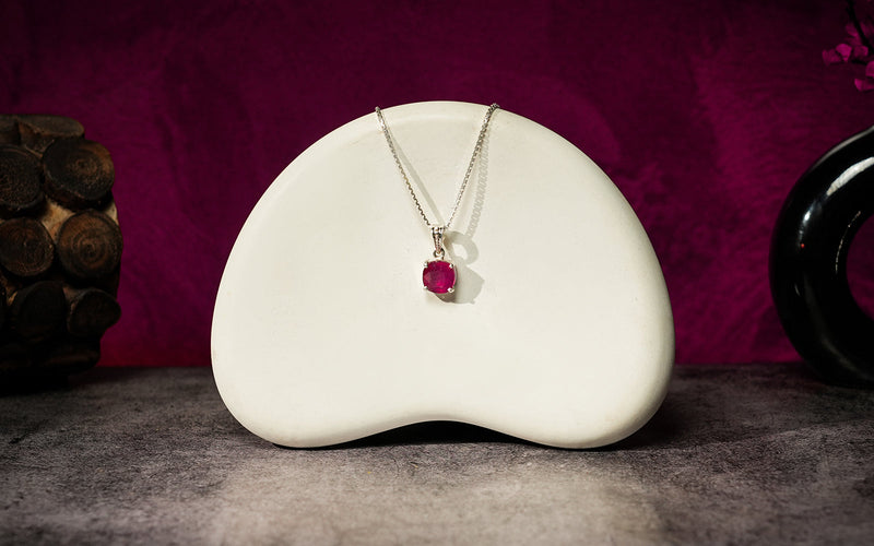 Glass Filled Ruby Pendant - 8.47 Carats