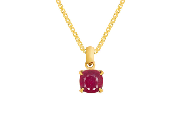 Glass Filled Ruby Pendant - 6.29 Carats