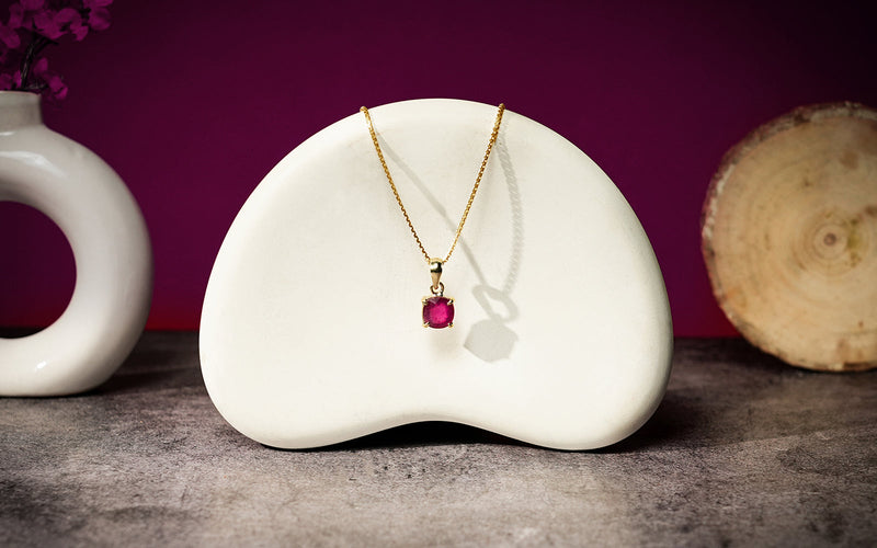 Glass Filled Ruby Pendant - 6.29 Carats