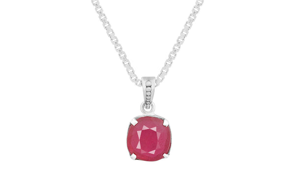 Glass Filled Ruby Pendant - 6.24 Carats