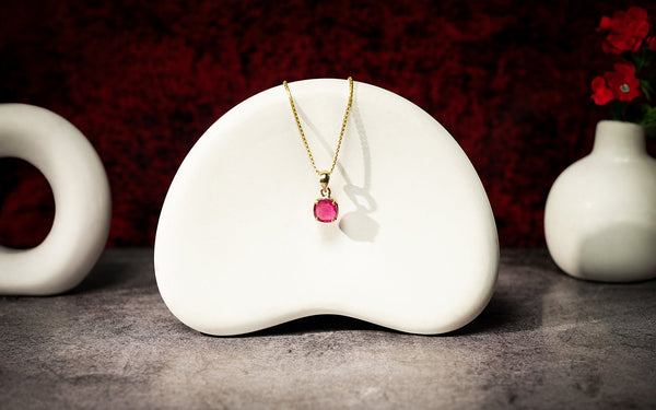 Glass Filled Ruby Pendant - 6.06 Carats
