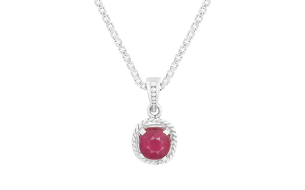 Glass Filled Ruby Pendant - 5.21 Carats