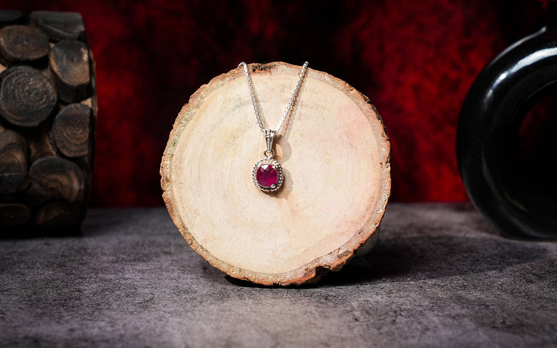 Glass Filled Ruby Pendant - 5.21 Carats