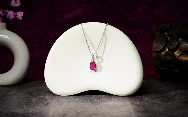 Glass Filled Ruby Pendant - 6.75 Carats