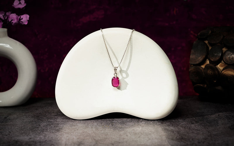 Glass Filled Ruby Pendant - 6.75 Carats
