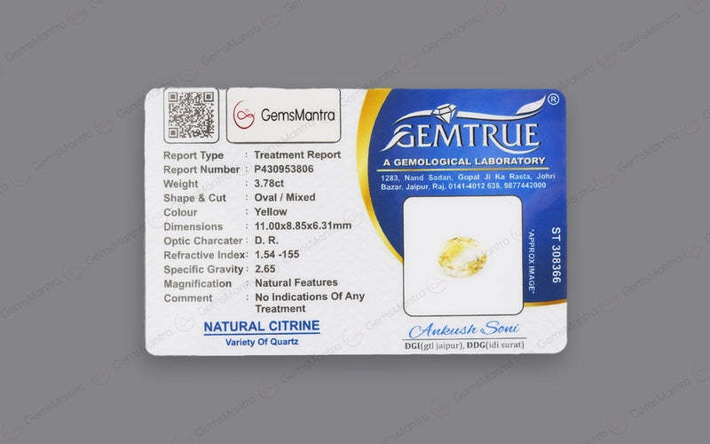 Citrine - 3.78 Carats