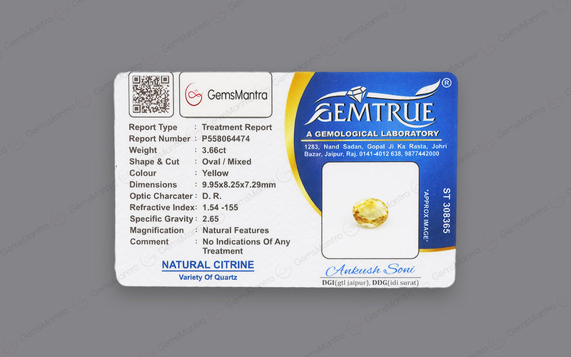 Citrine - 3.66 Carats