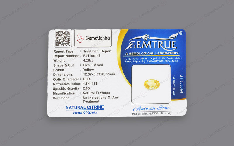 Citrine - 4.26 Carats