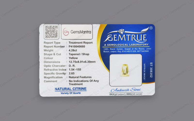 Citrine - 4.28 Carats