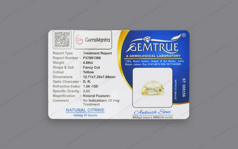 Citrine - 4.89 Carats
