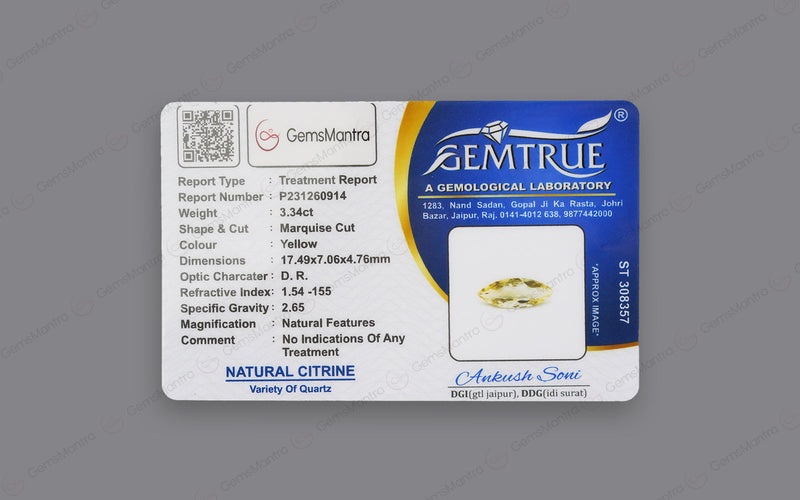 Citrine - 3.34 Carats