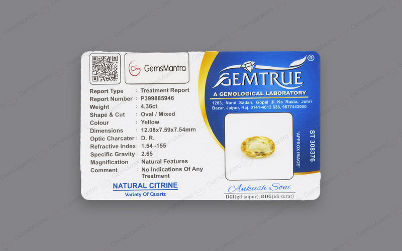 Citrine - 4.36 Carats