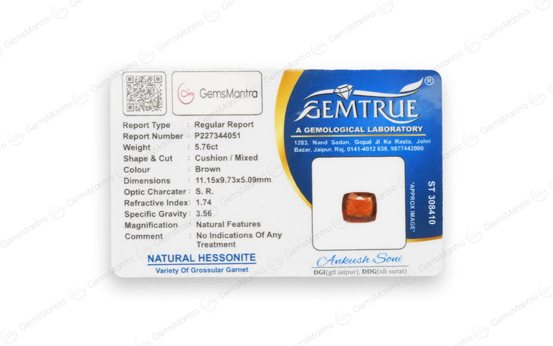 Hessonite - 5.76 Carats