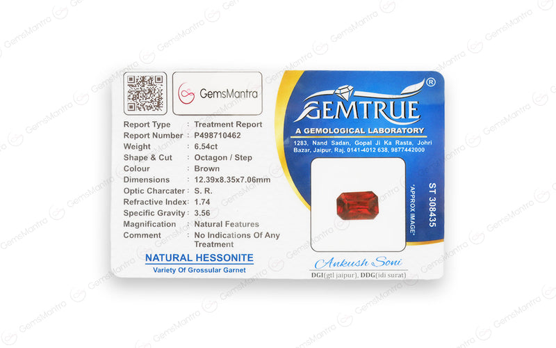 Hessonite - 6.54 Carats