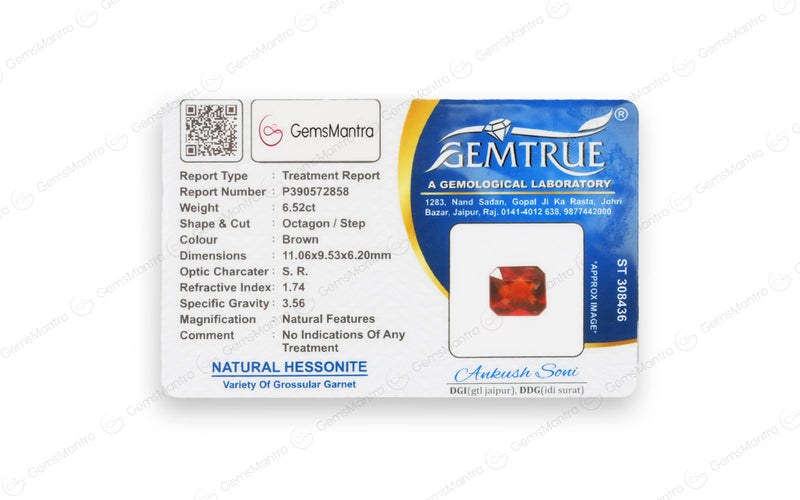 Hessonite - 6.52 Carats