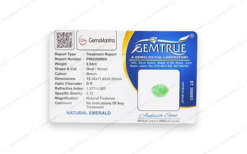 Emerald - 9.54 Carats