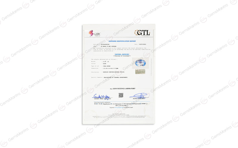Blue Sapphire - 5.87 Carats