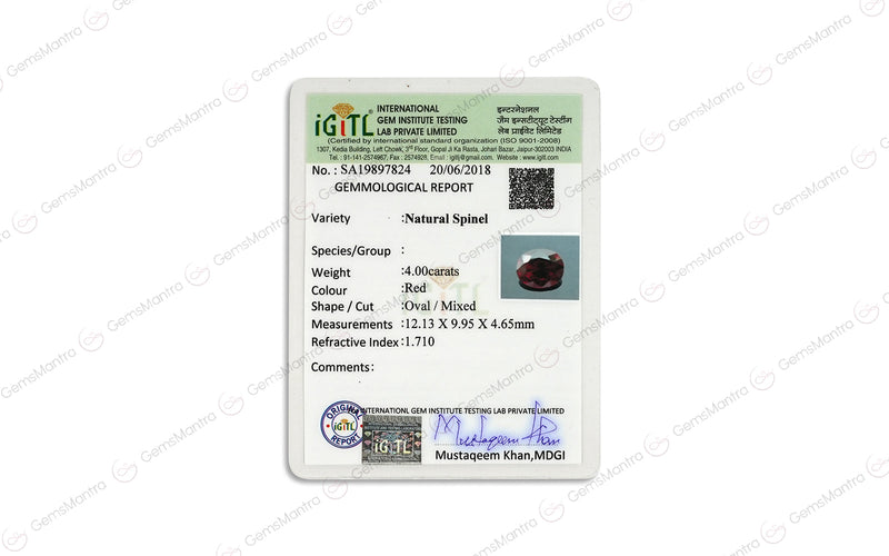 Organe Spinel - 4 Carats