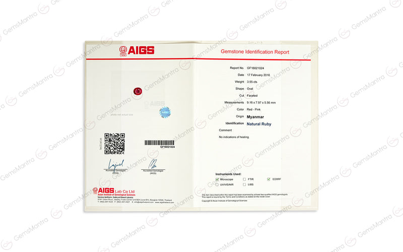 Ruby - 3.55 Carats