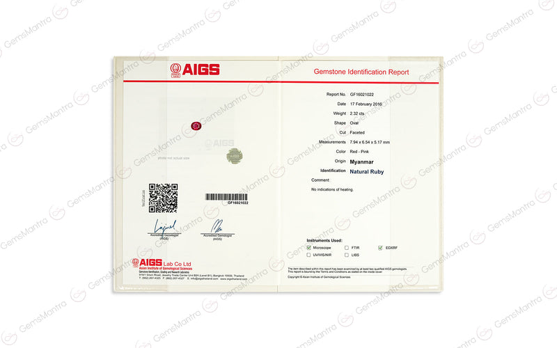 Ruby - 2.32 Carats