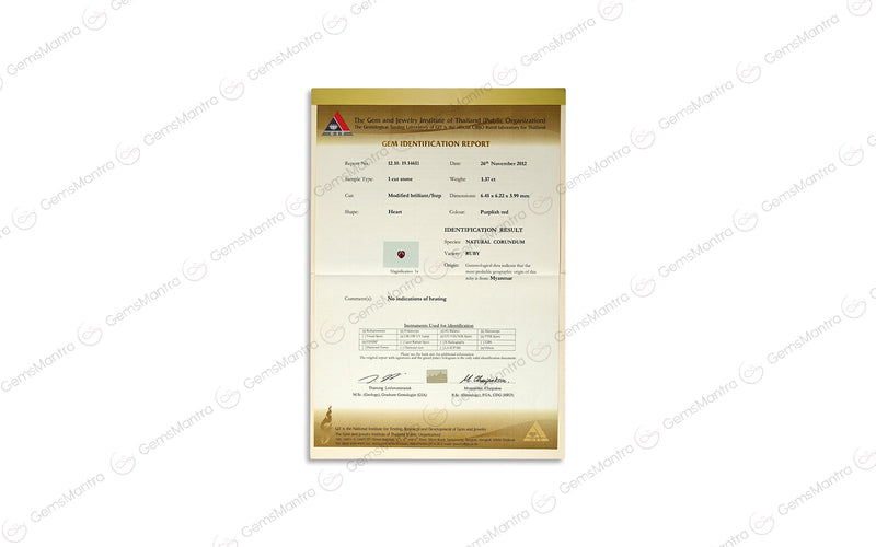 Ruby - 1.37 Carats