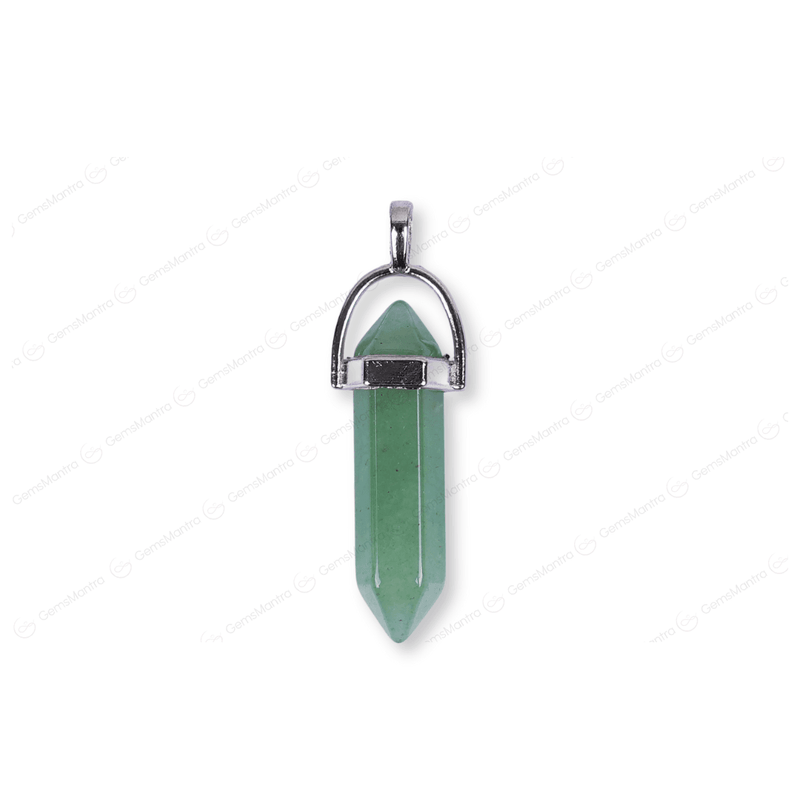 Green Aventurine Double Terminated Pencil Pendant