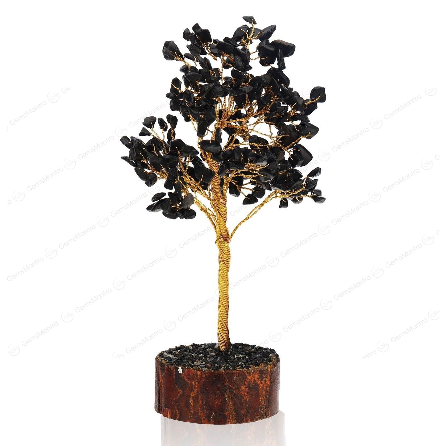 Large Black Agate Crystal Tree