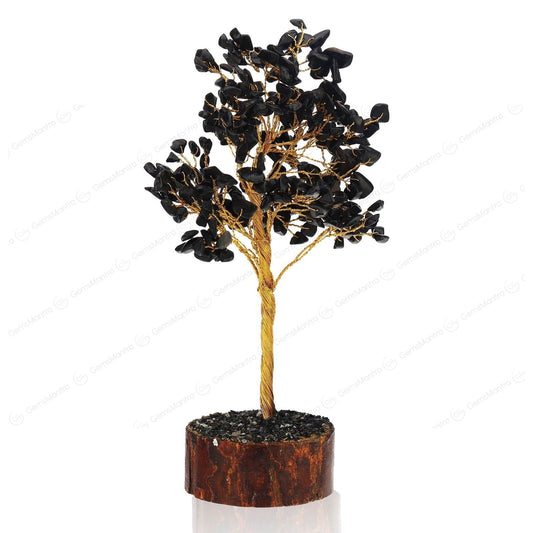 Large Black Agate Crystal Tree