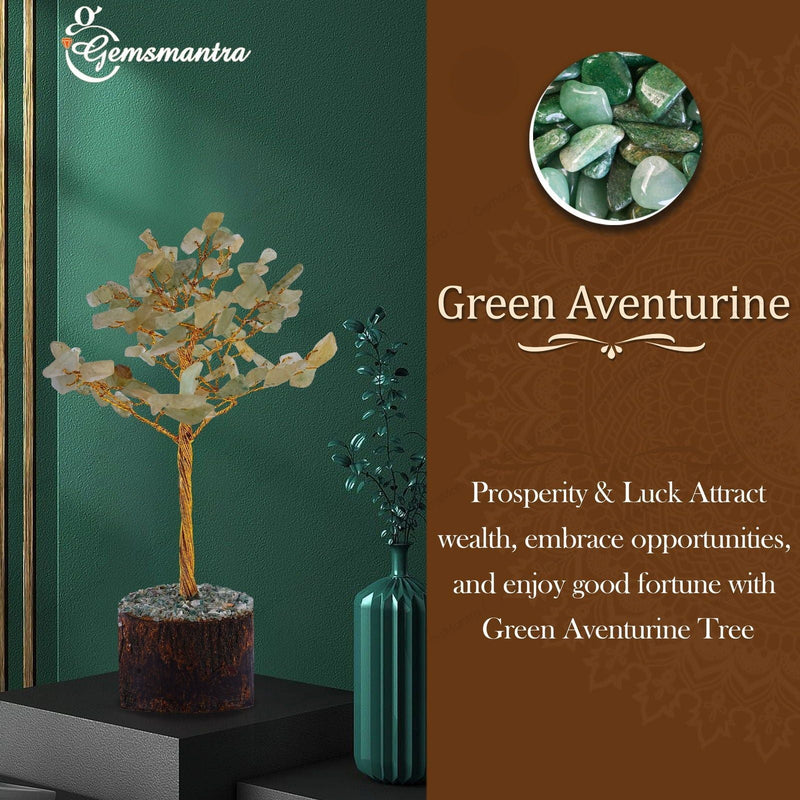 Large Green aventurine Crystal Tree