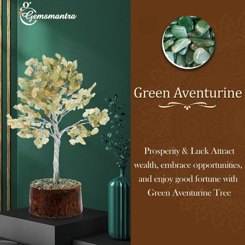 Large Green aventurine Crystal Tree