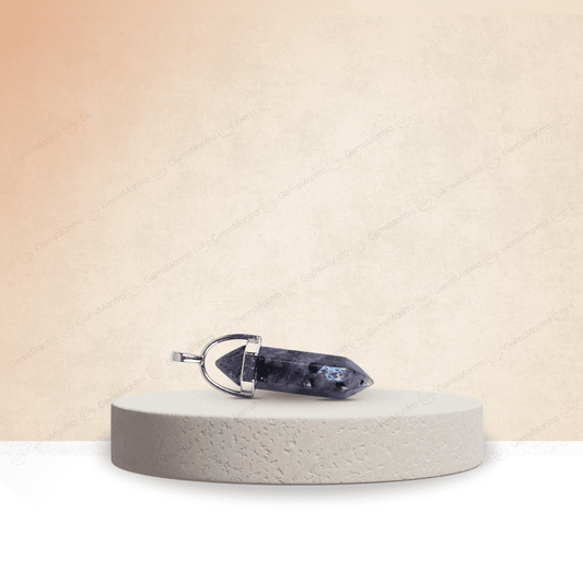 Larvikite Double Terminated Pencil Pendant